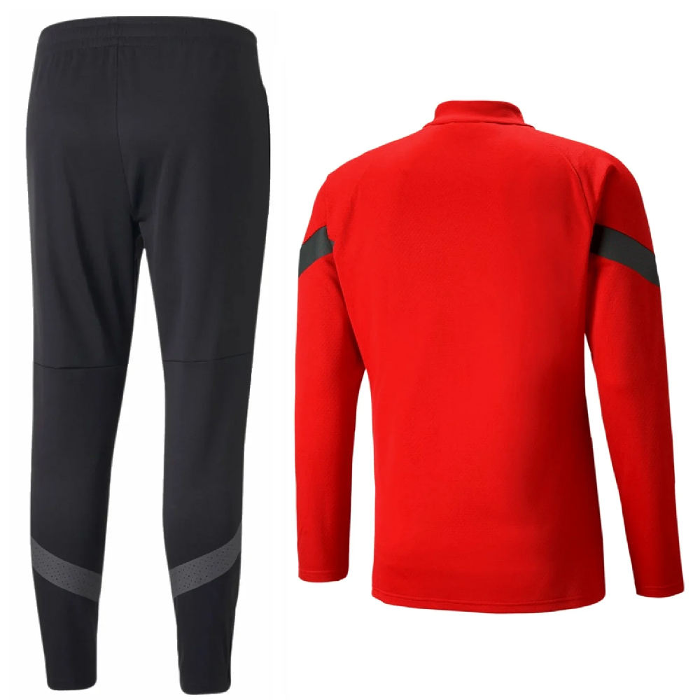 Hestic Sports Wear Custom Mens Soccer Tracksuits Youth Football Tracksuit 100% Polyester Training Uniform Soccer Sportswear Half Zipper Tracksuits